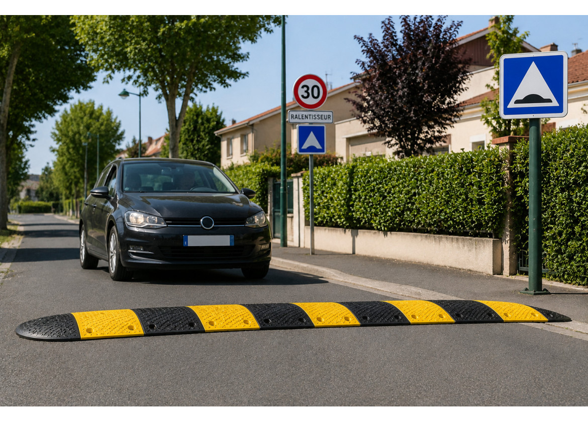 Choisir ses ralentisseurs routiers : sécurité routière et normes